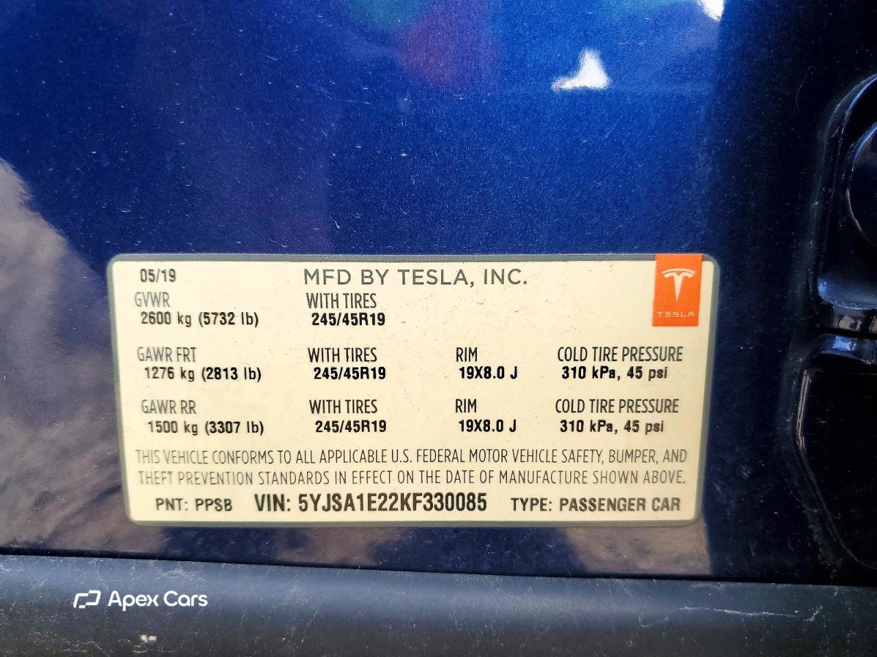 Tesla Model S 2019