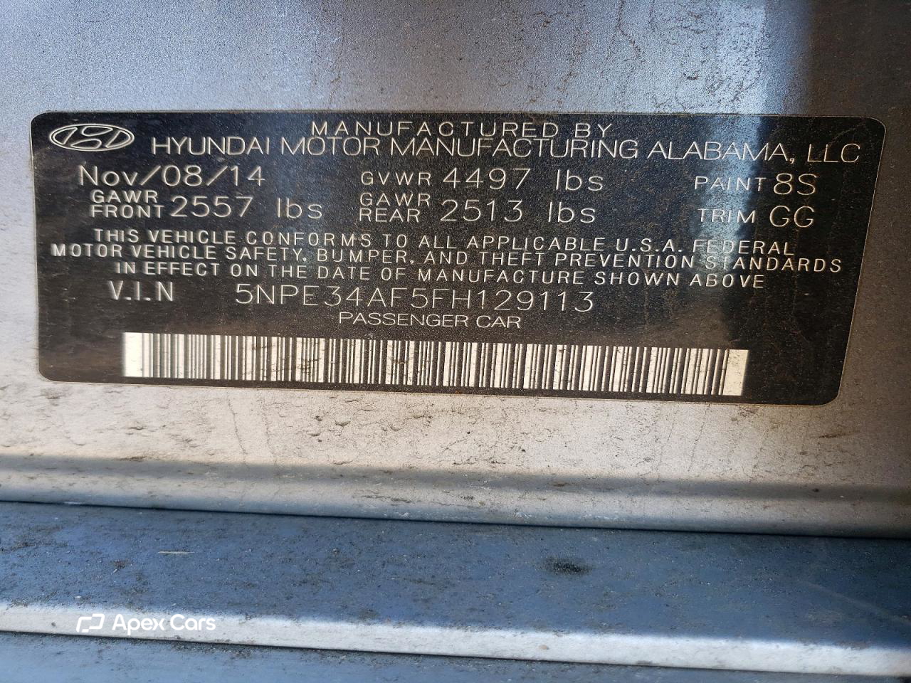 Hyundai Sonata 2015