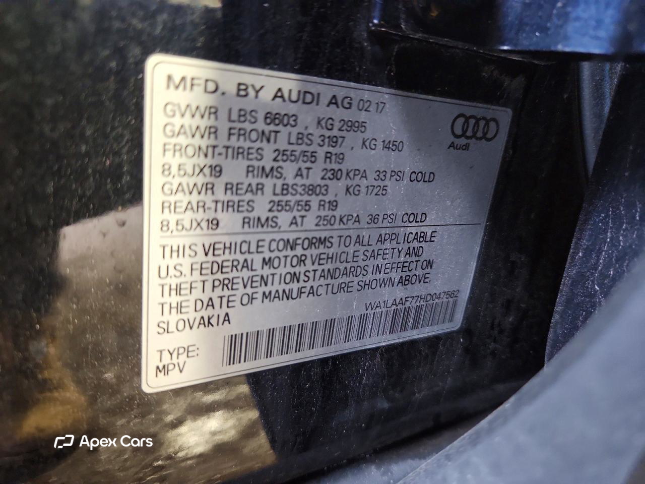 Audi Q7 2017