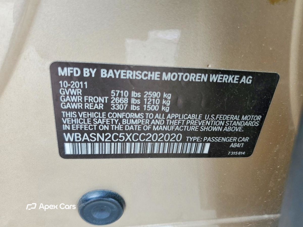 BMW Series 5 2012