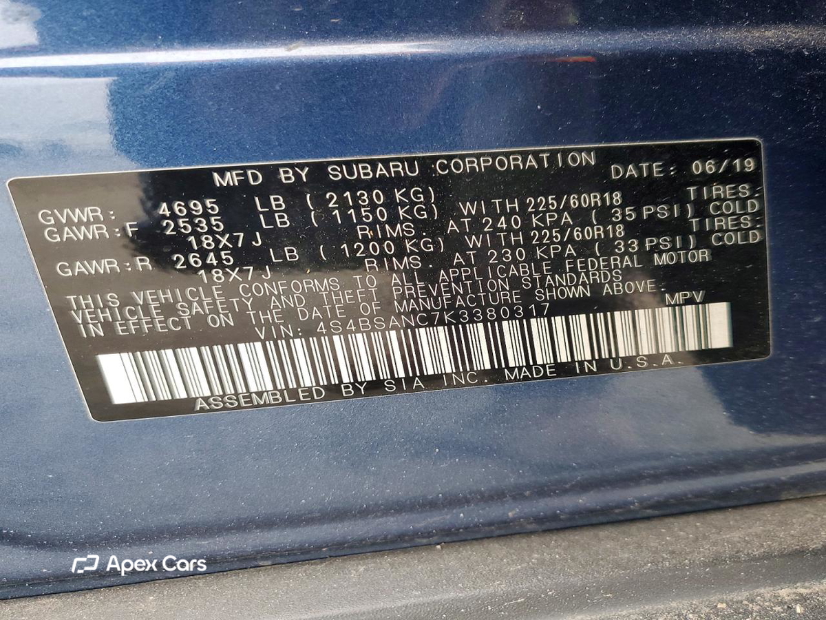 Subaru Outback 2019