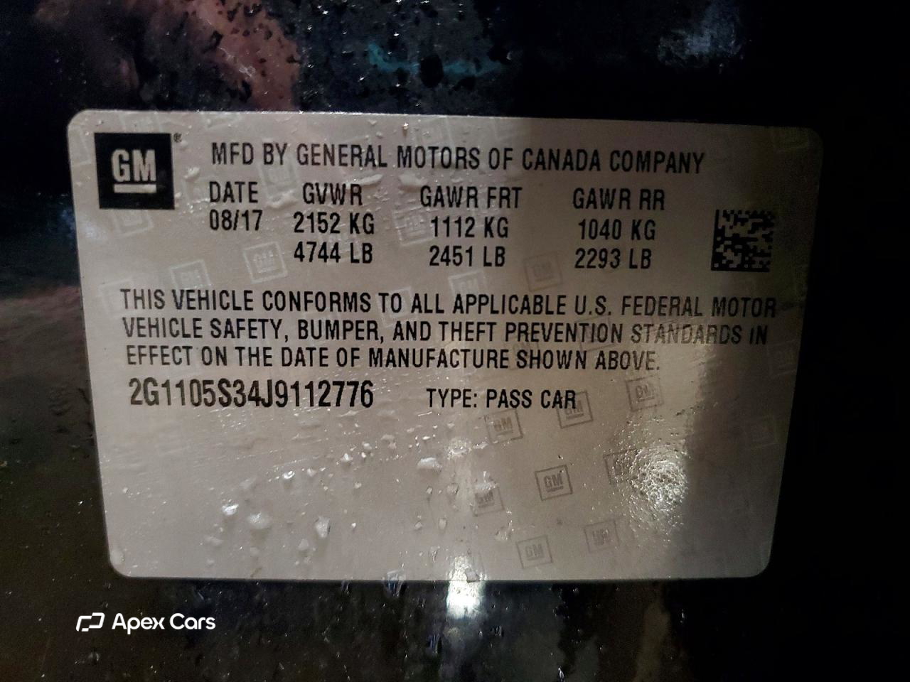 Chevrolet Impala 2018