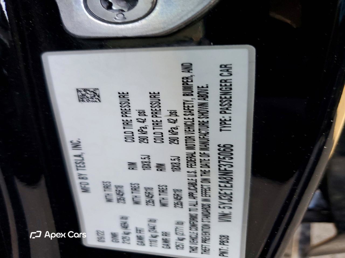 Tesla Model 3 2022
