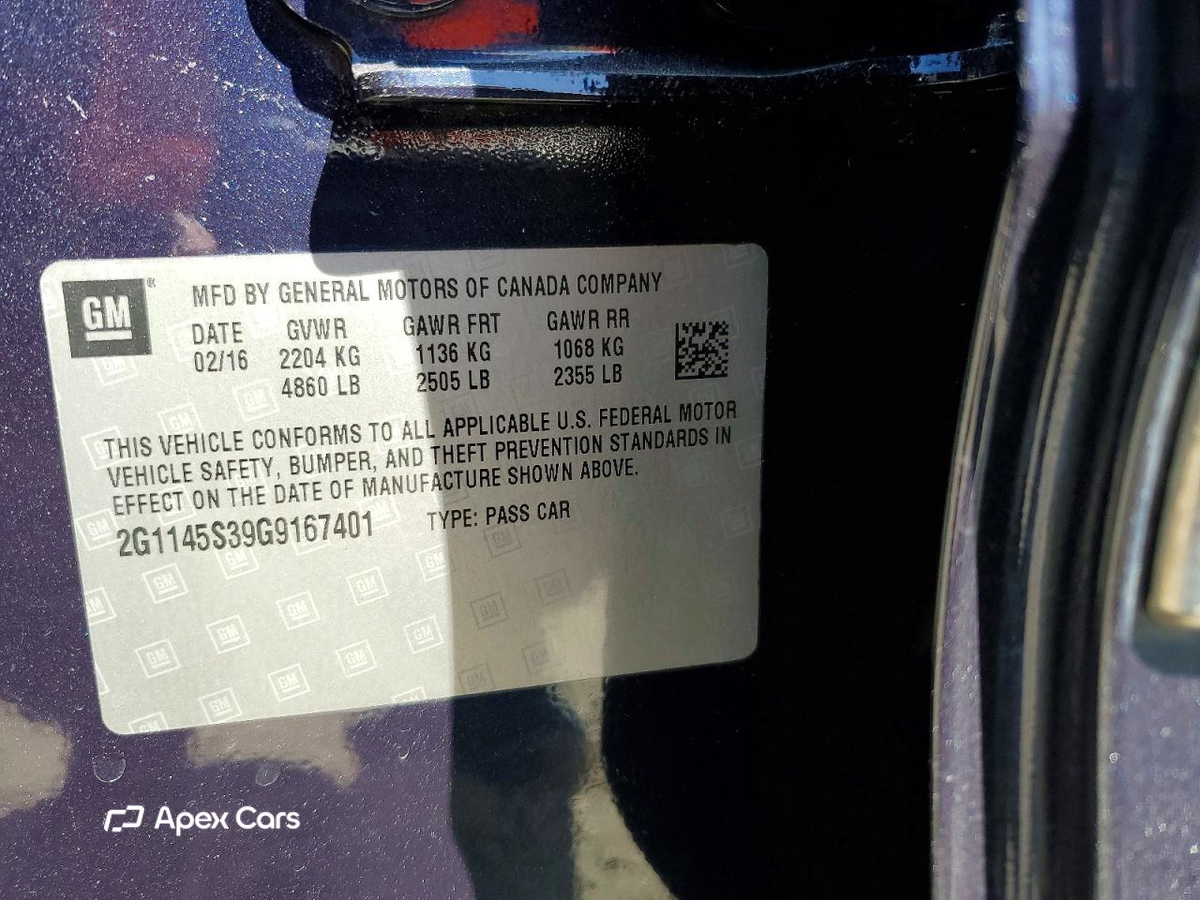 Chevrolet Impala 2016