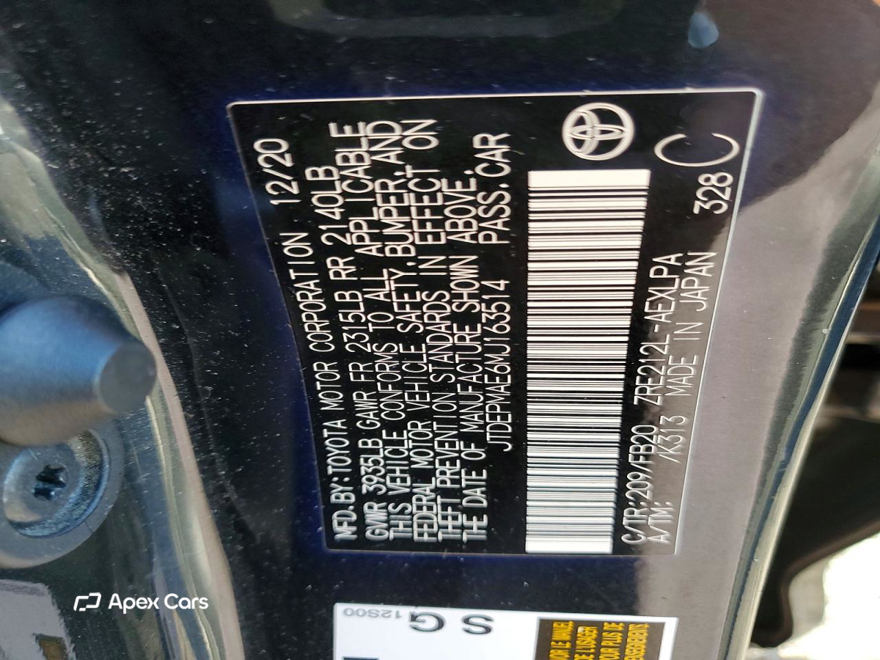 Toyota Corolla 2021