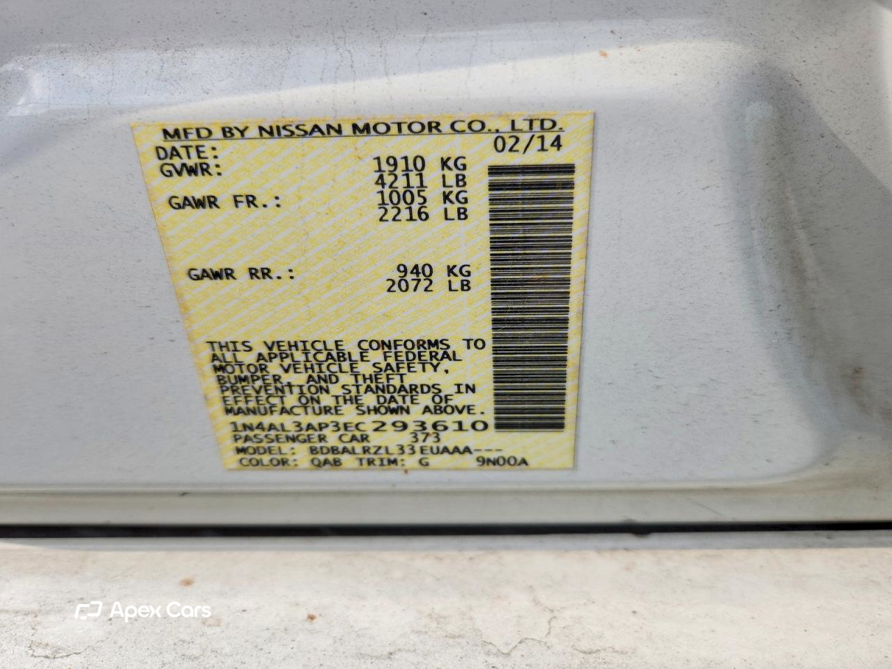 Nissan Altima 2014