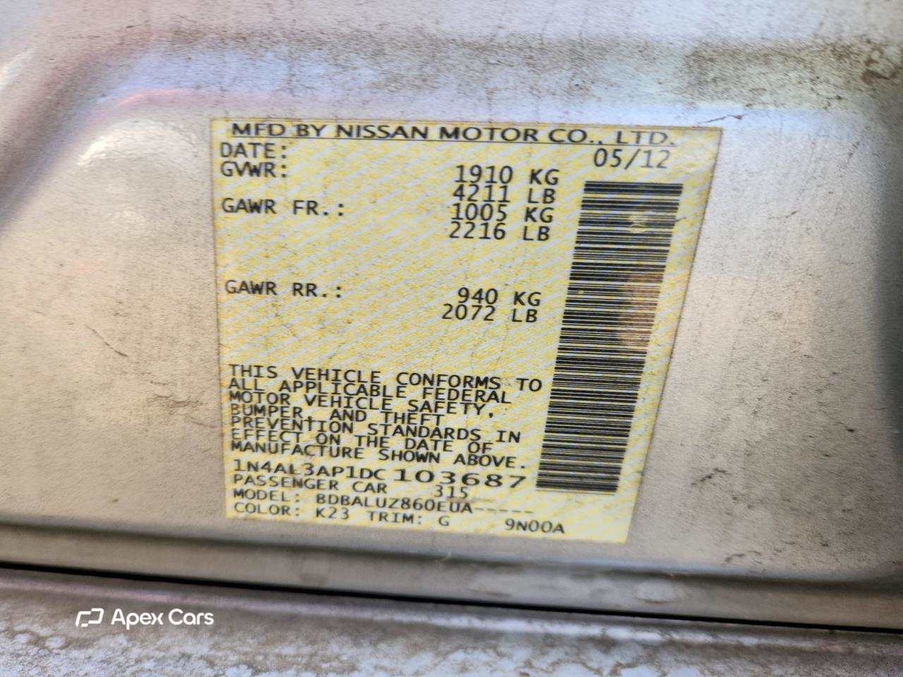 Nissan Altima 2013