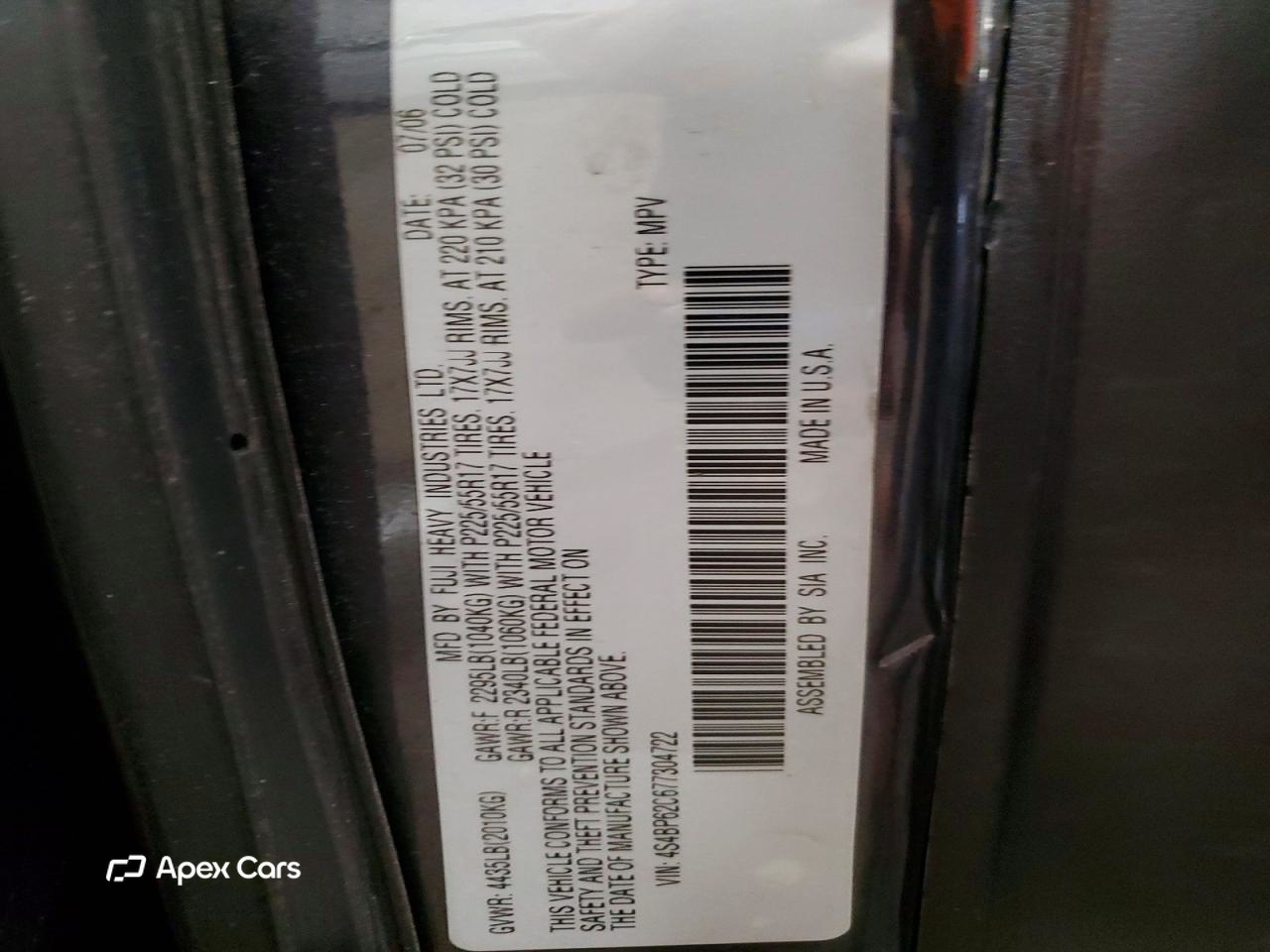 Subaru Outback 2007