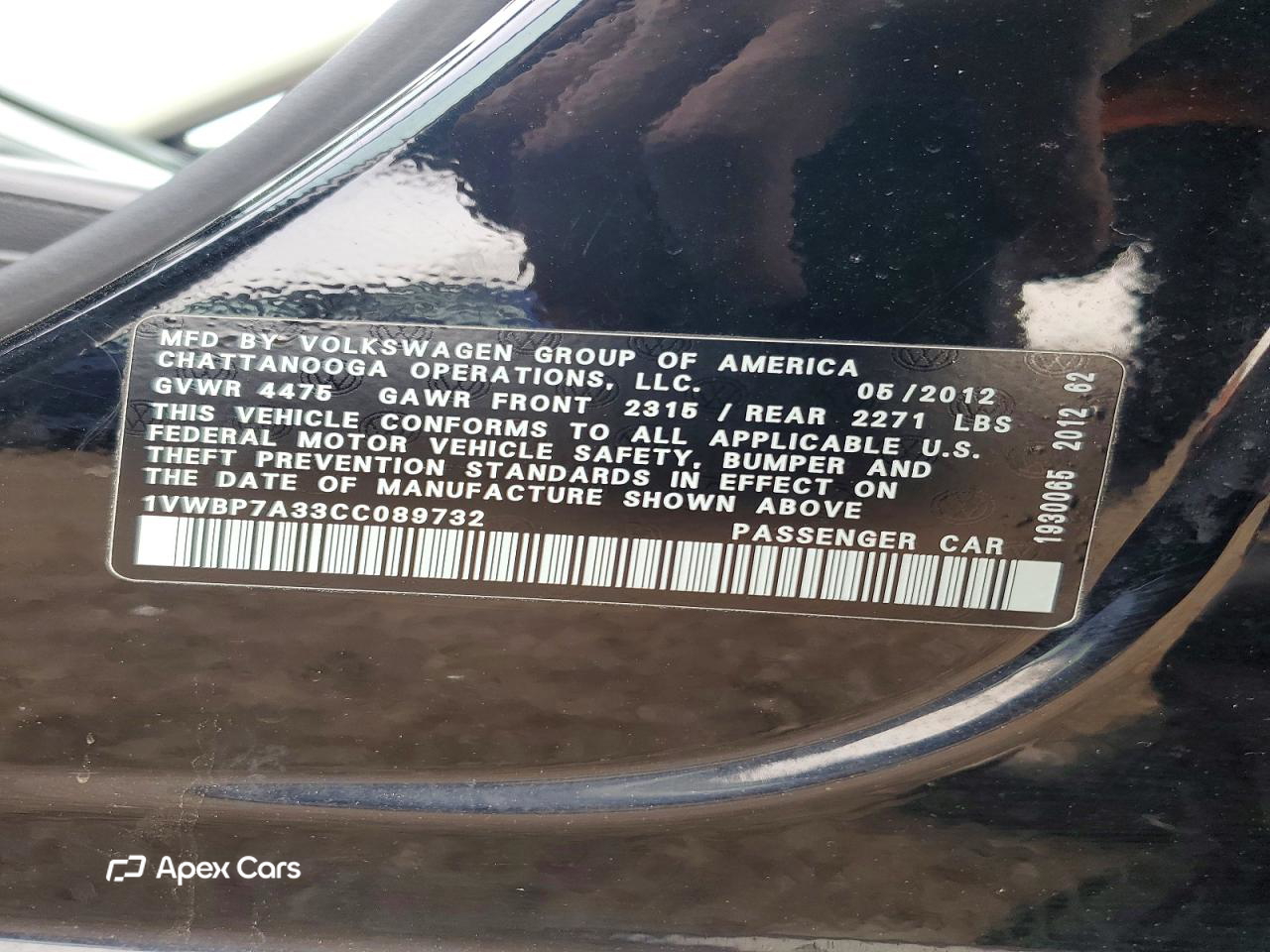 Volkswagen Passat 2012
