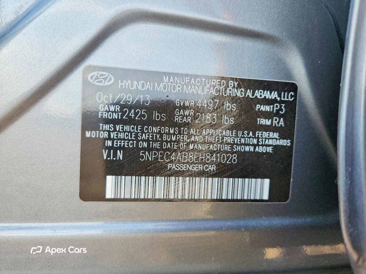 Hyundai Sonata 2014