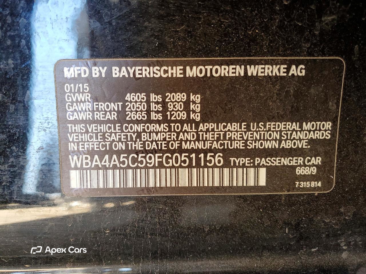 BMW Series 4 2015