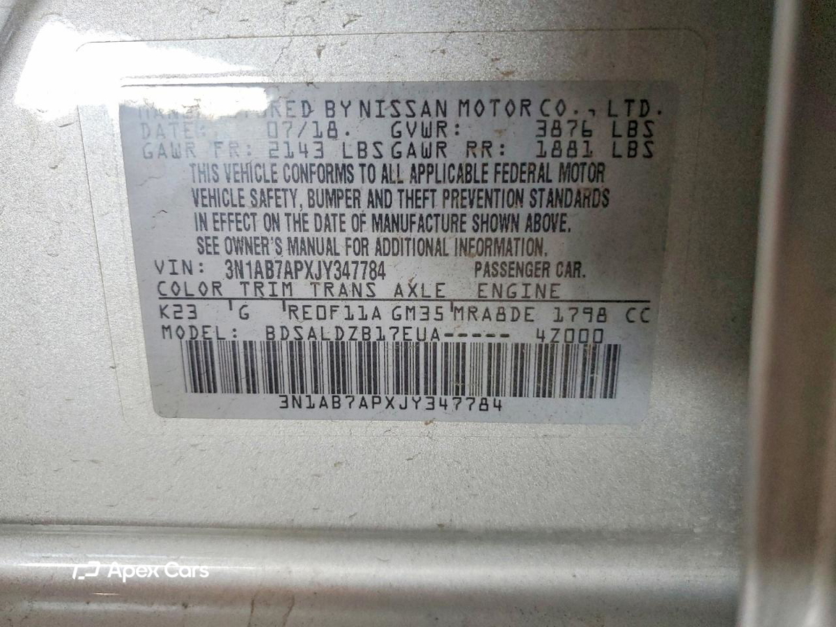 Nissan Sentra 2018