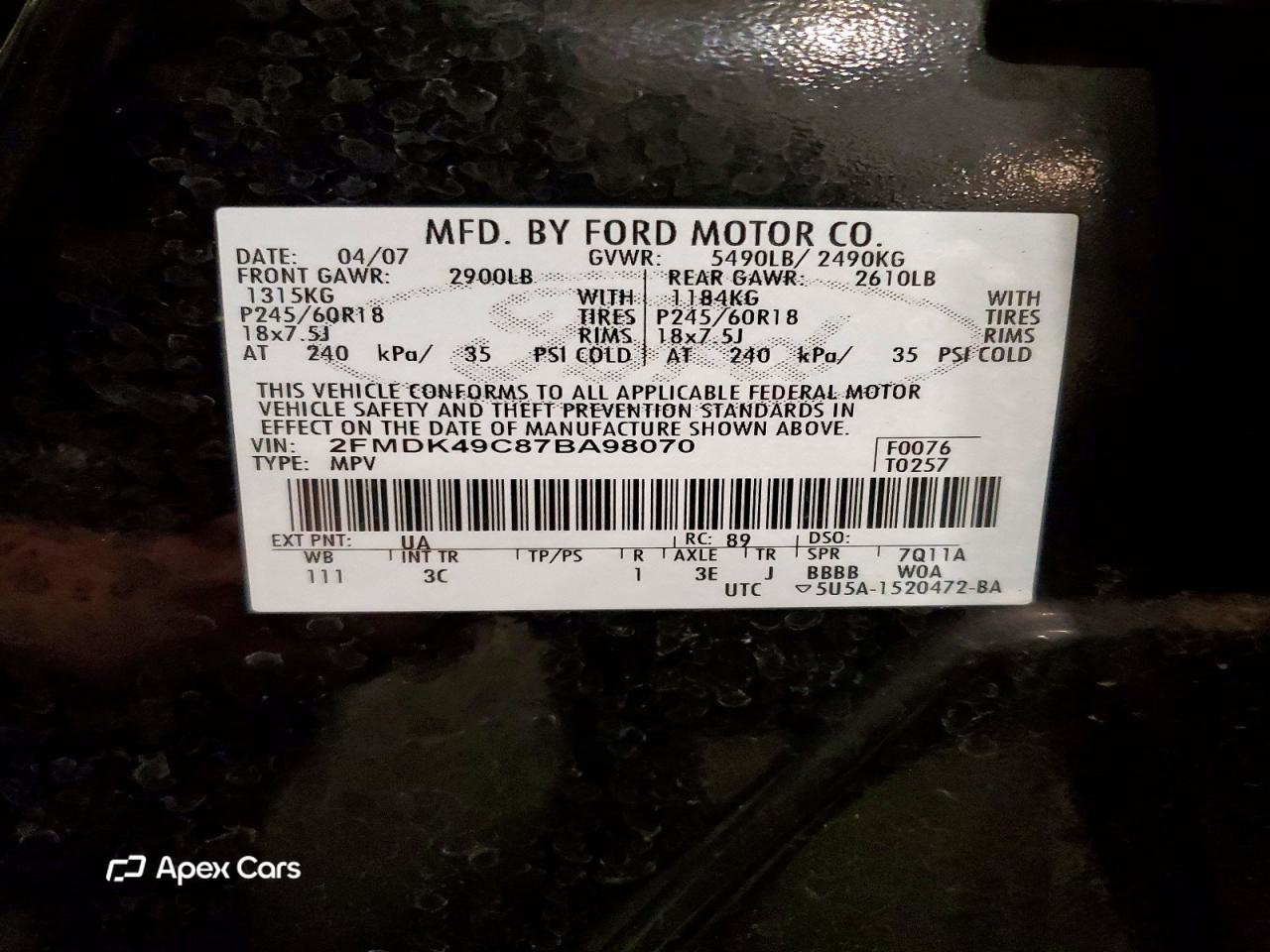 Ford Edge 2007