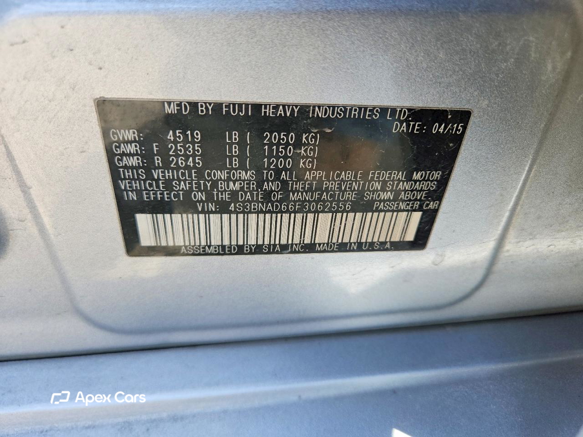 Subaru Legacy 2015