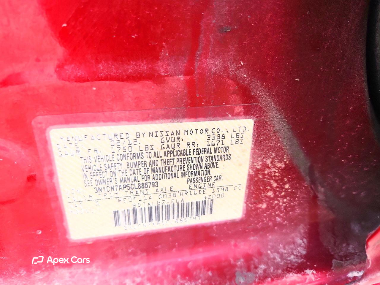 Nissan Versa 2012