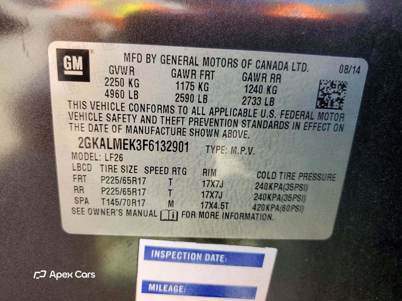 GMC Terrain 2015