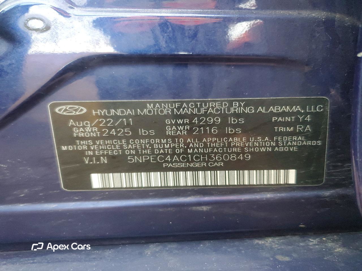 Hyundai Sonata 2012