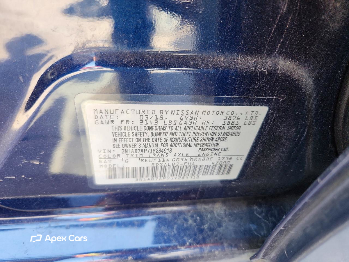 Nissan Sentra 2018