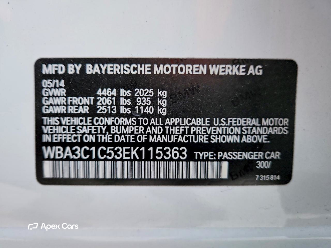 BMW Series 3 2014