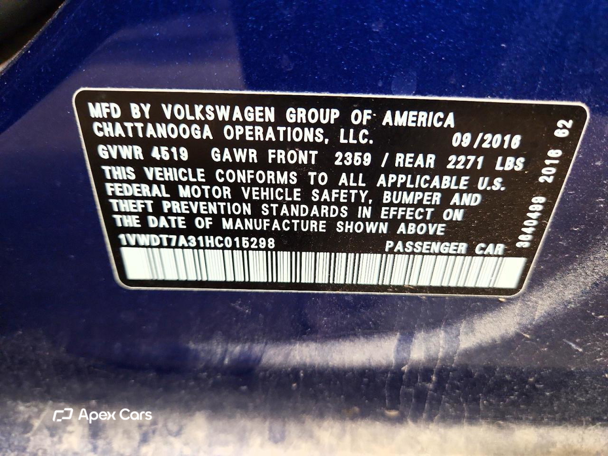 Volkswagen Passat 2017
