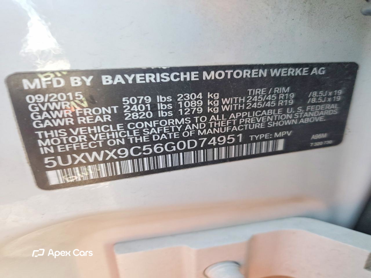 BMW X3 2016