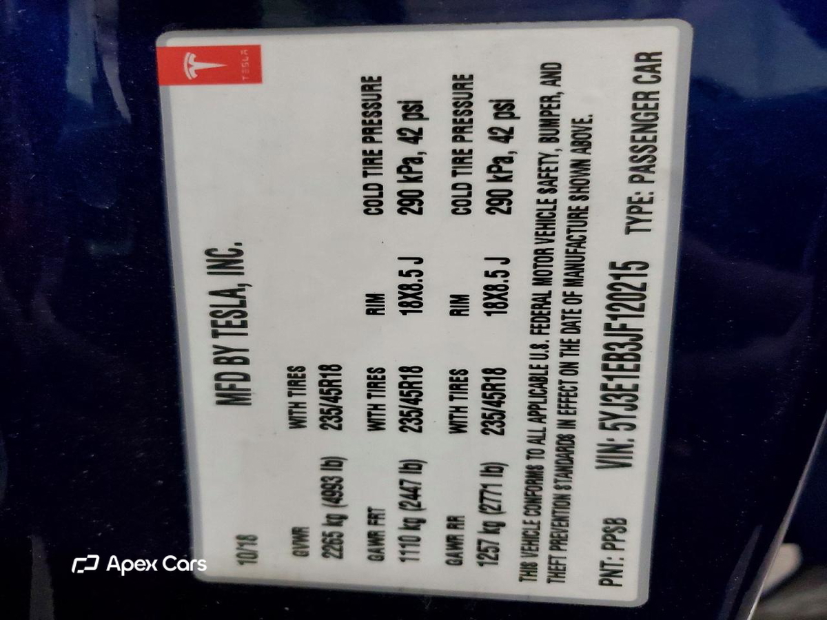Tesla Model 3 2018