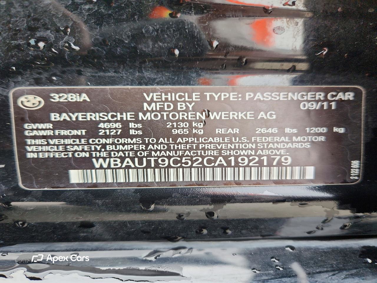 BMW Series 3 2012