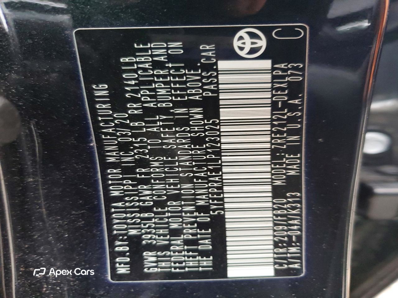 Toyota Corolla 2020