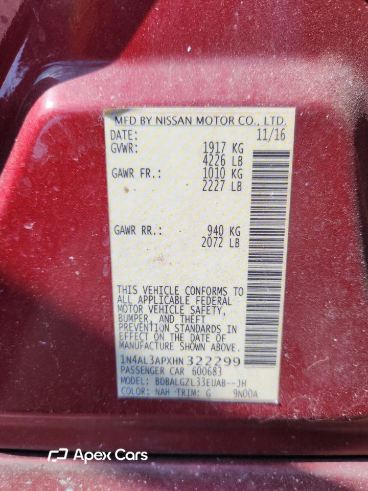 Nissan Altima 2017