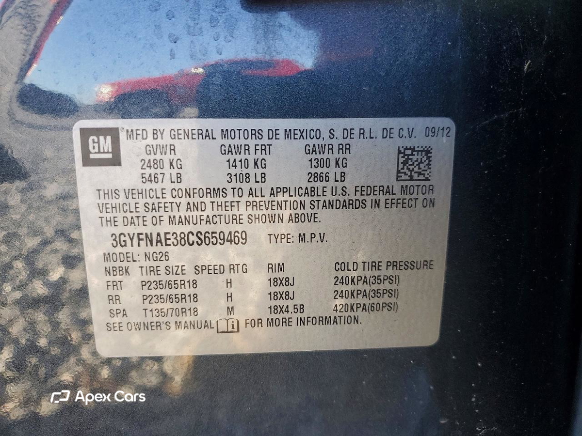 Cadillac SRX 2012