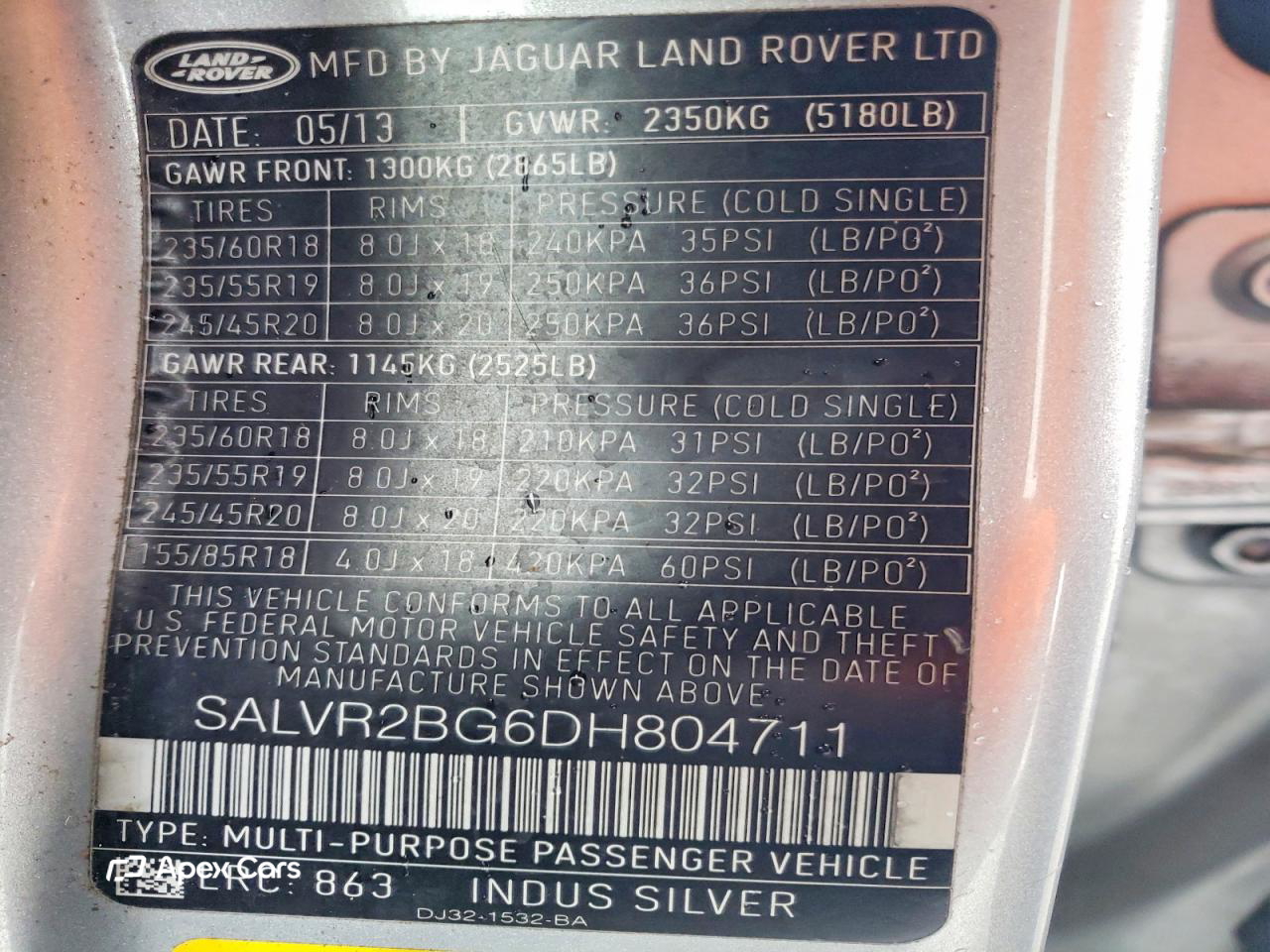 Land Rover Range Rover 2013