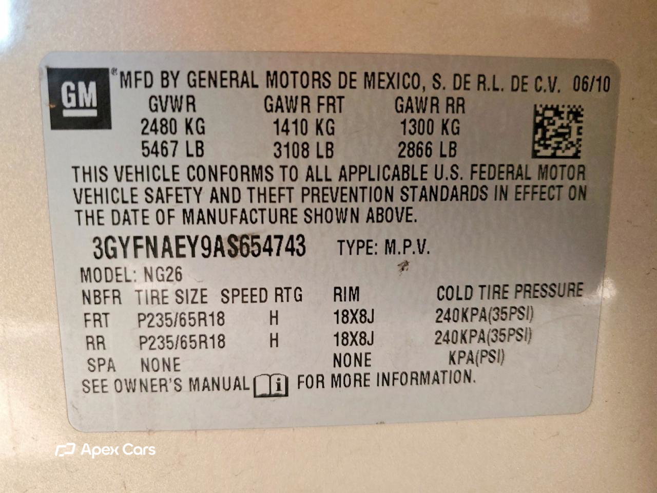 Cadillac SRX 2010