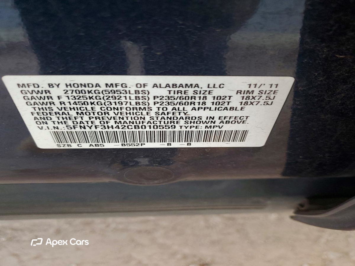 Honda Pilot 2012