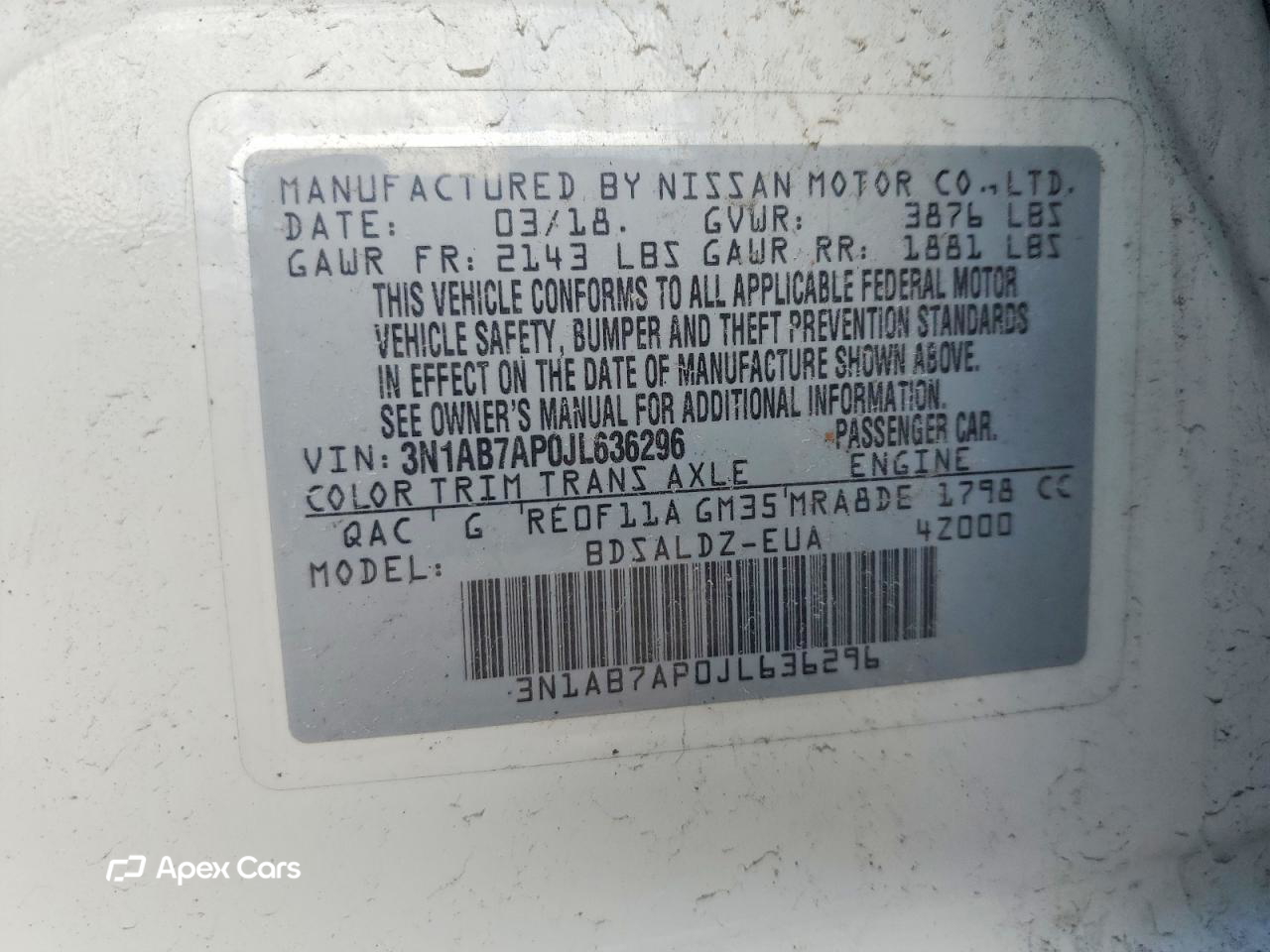 Nissan Sentra 2018