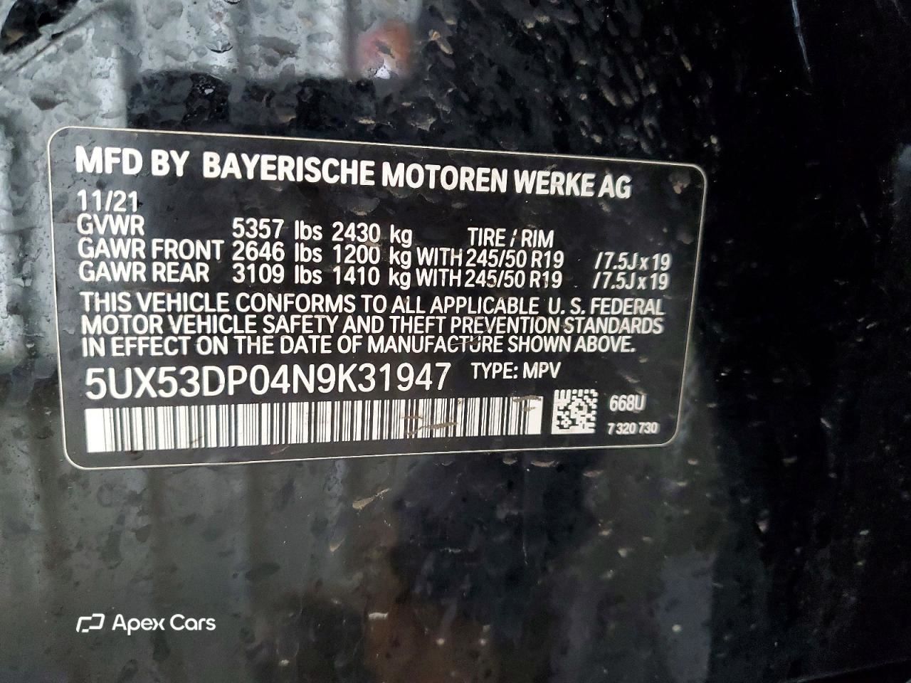 BMW X3 2022
