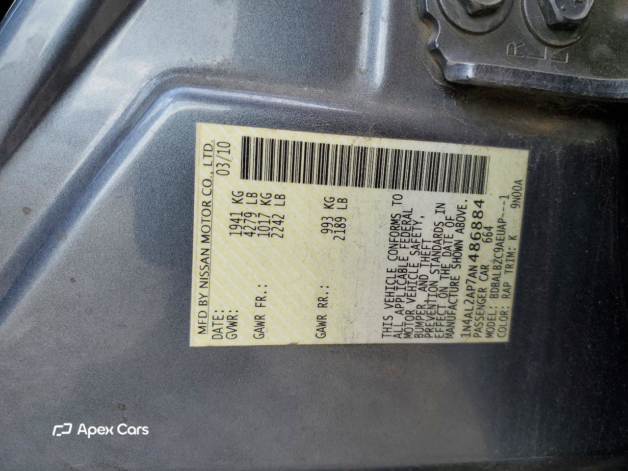 Nissan Altima 2010