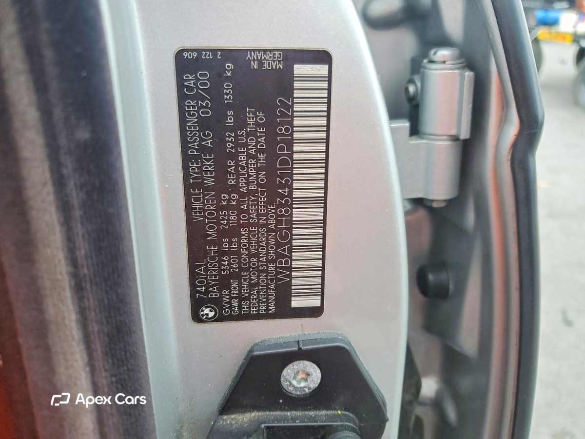 BMW Series 7 2001