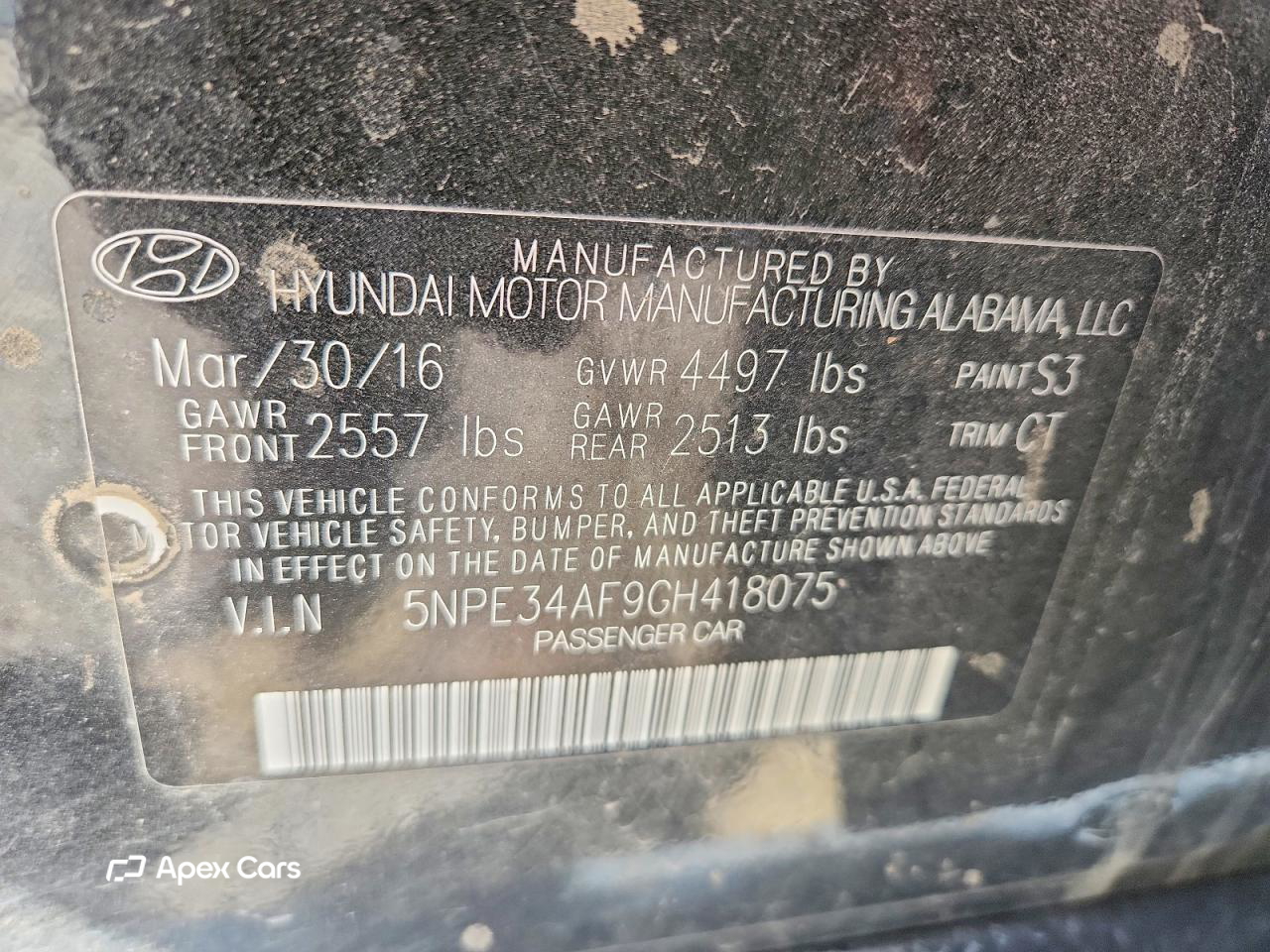 Hyundai Sonata 2016