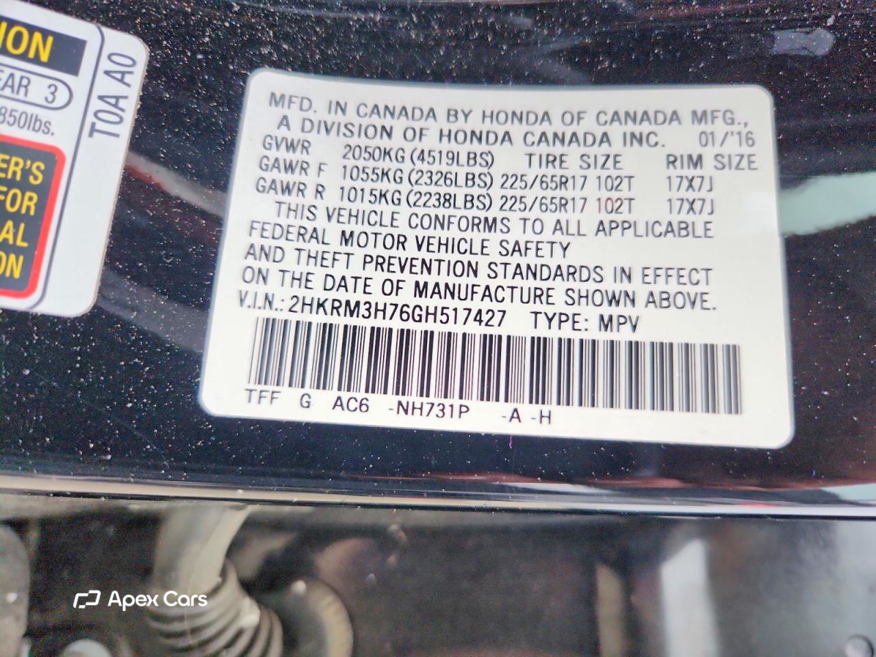 Honda CR-V 2016