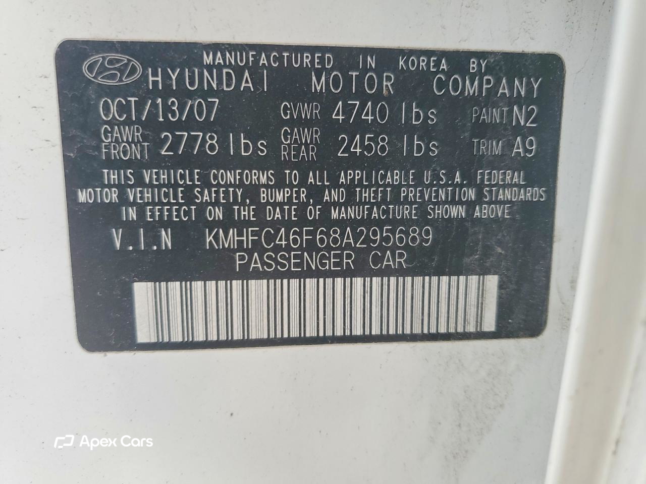 Hyundai Azera 2008