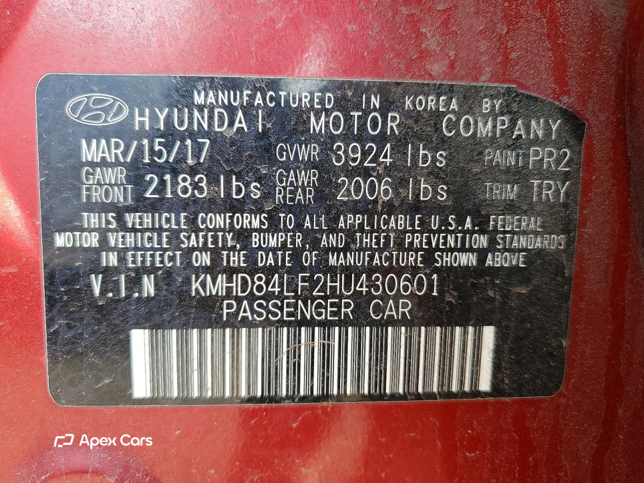 Hyundai Elantra 2017