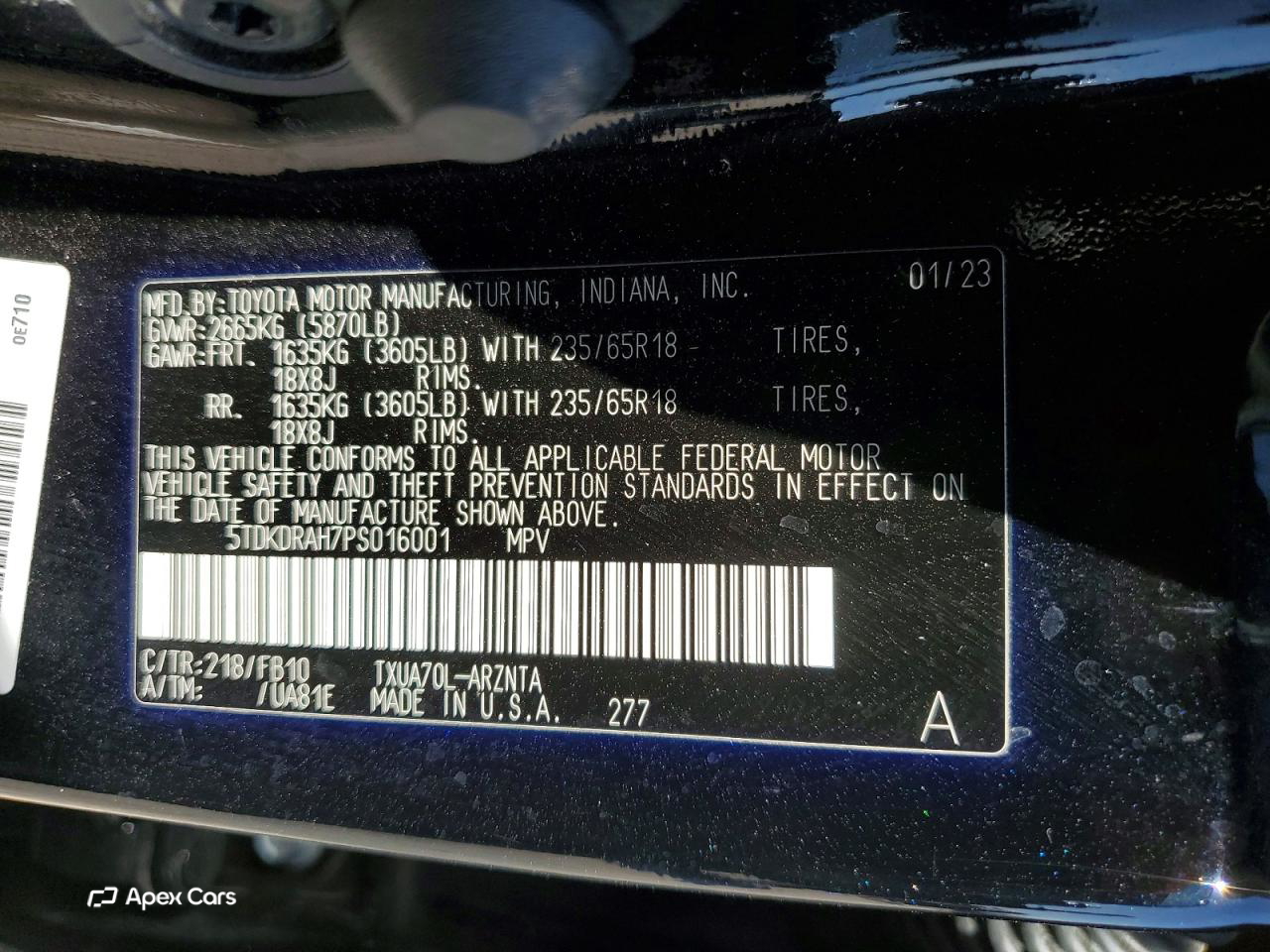 Toyota Highlander 2023