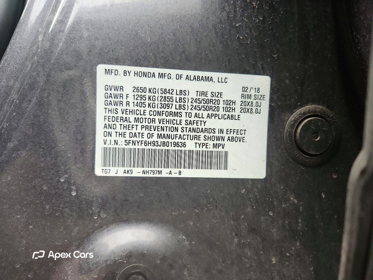 Honda Pilot 2018