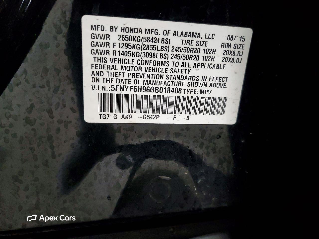 Honda Pilot 2016