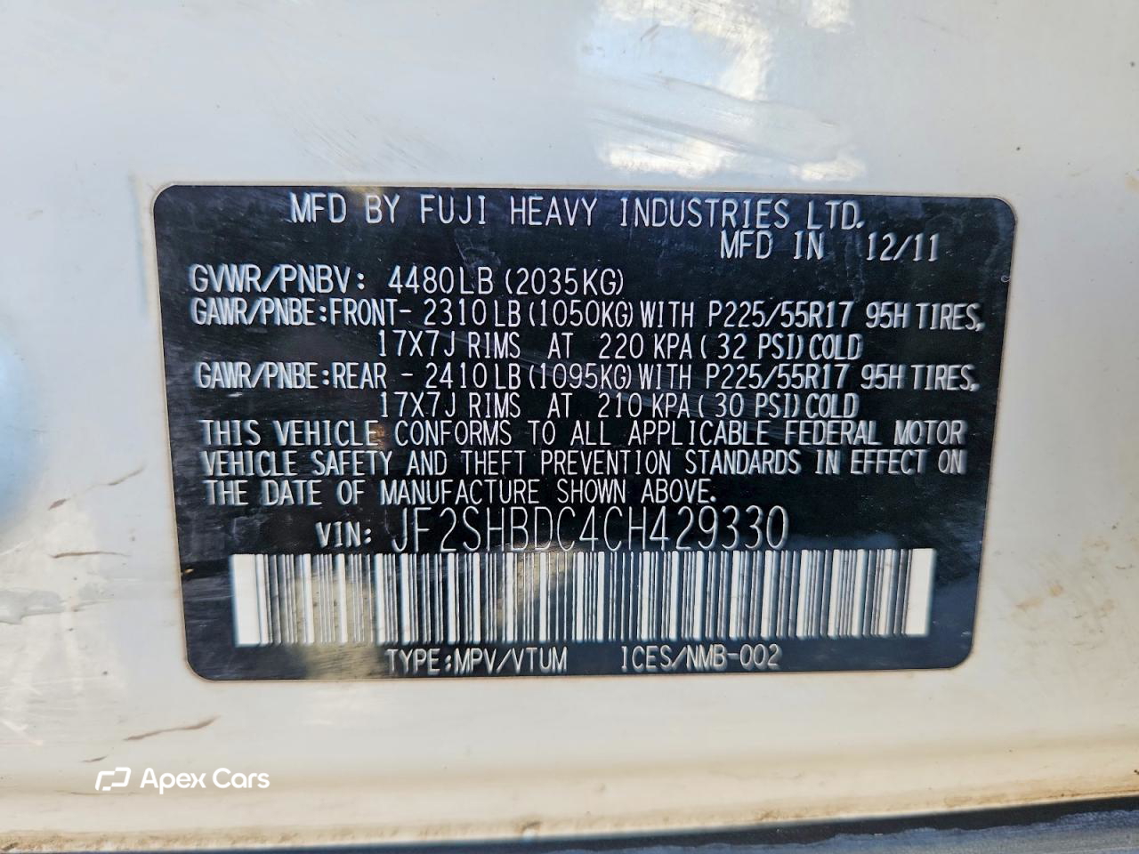 Subaru Forester 2012