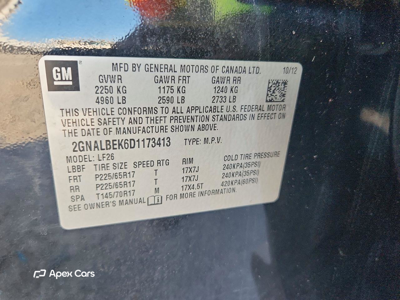 Chevrolet Equinox 2013