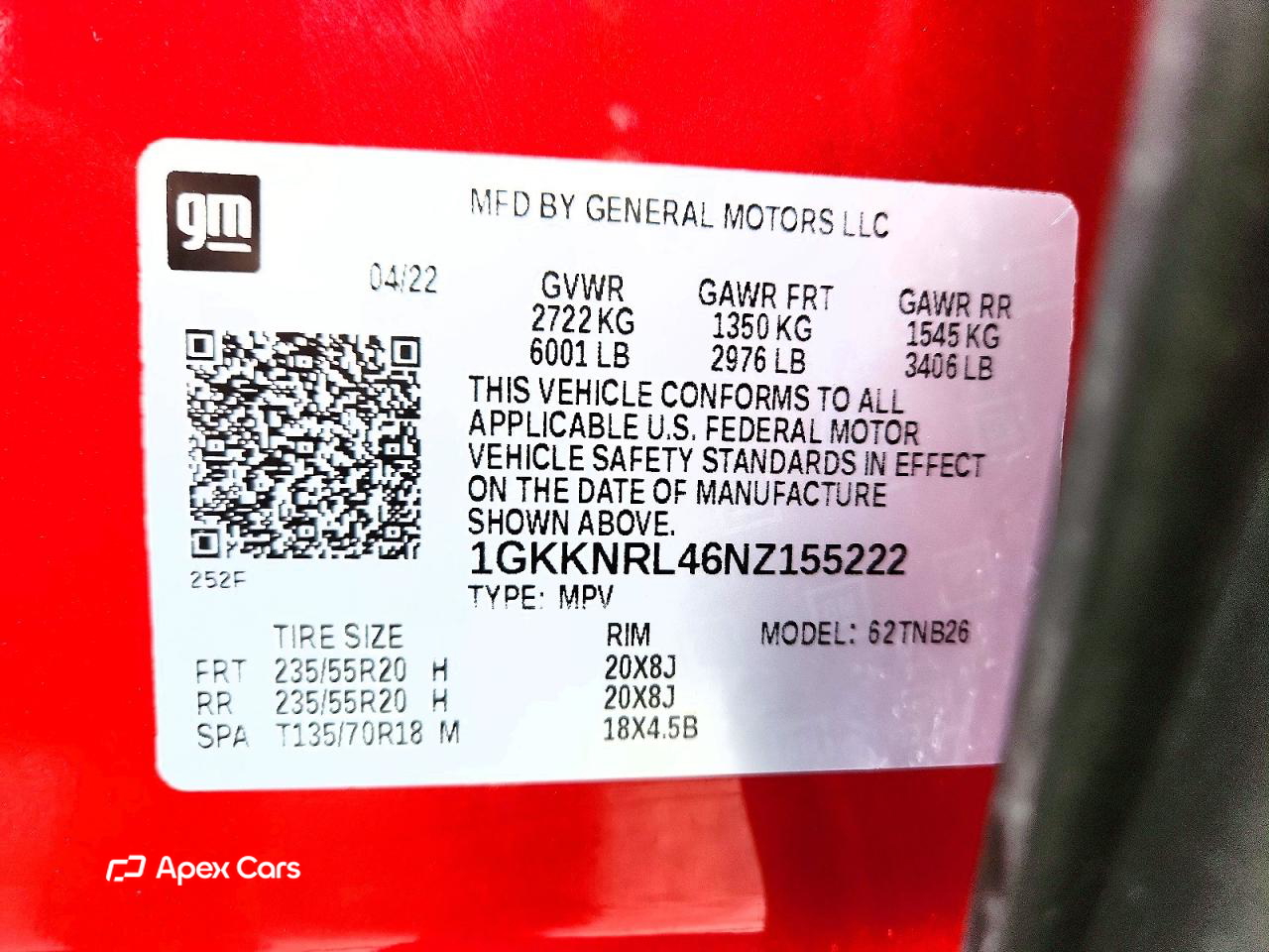 GMC Acadia 2022