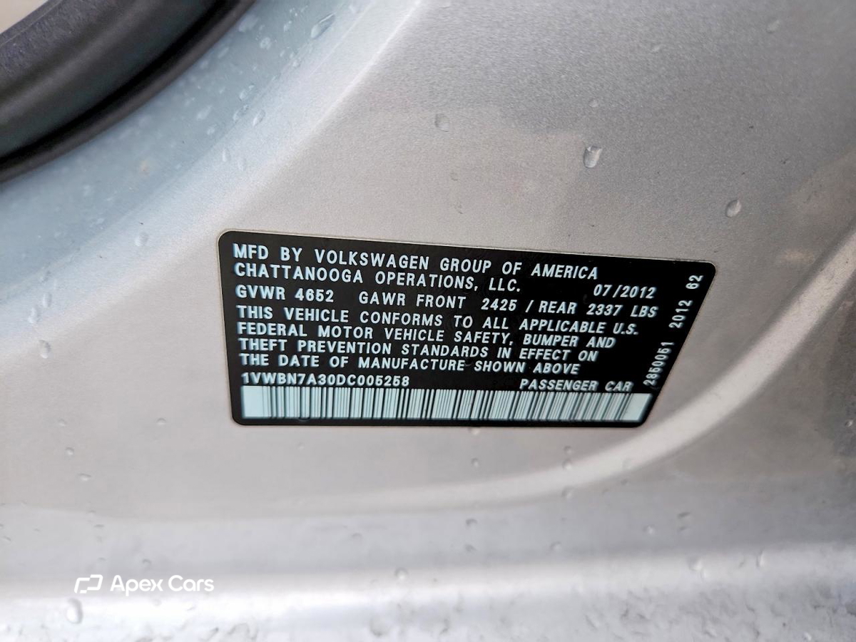 Volkswagen Passat 2013