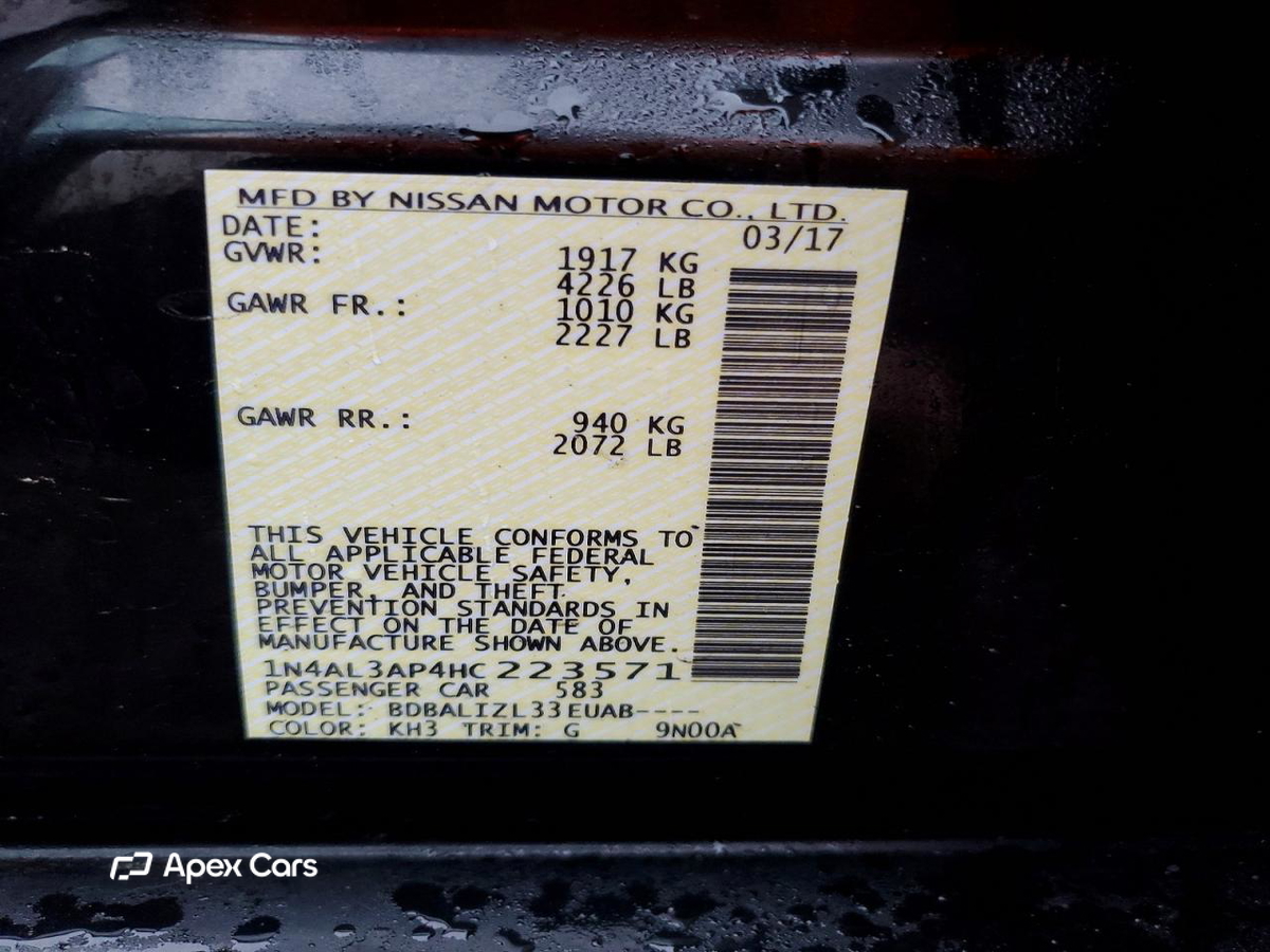 Nissan Altima 2017