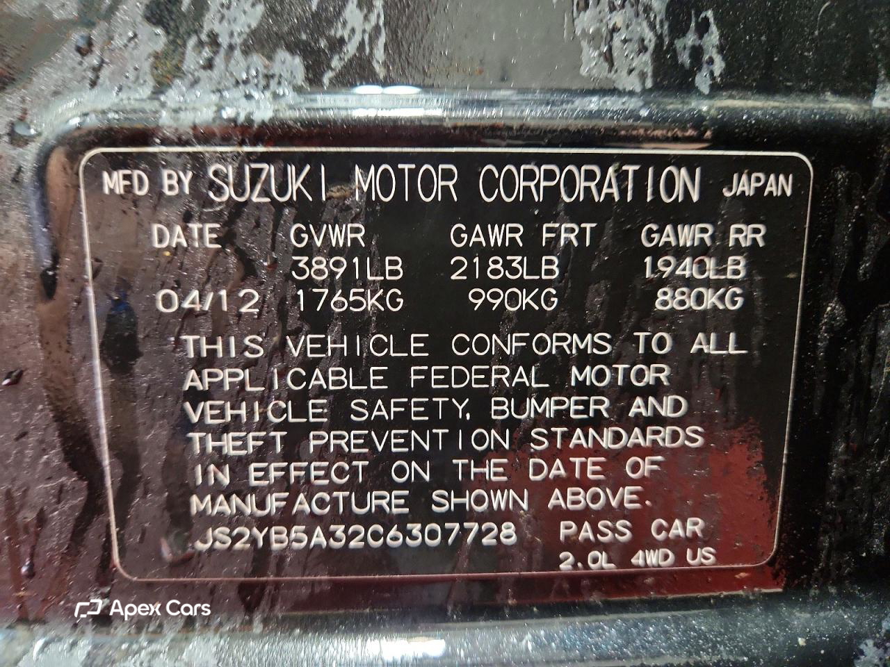 Suzuki SX4 2012
